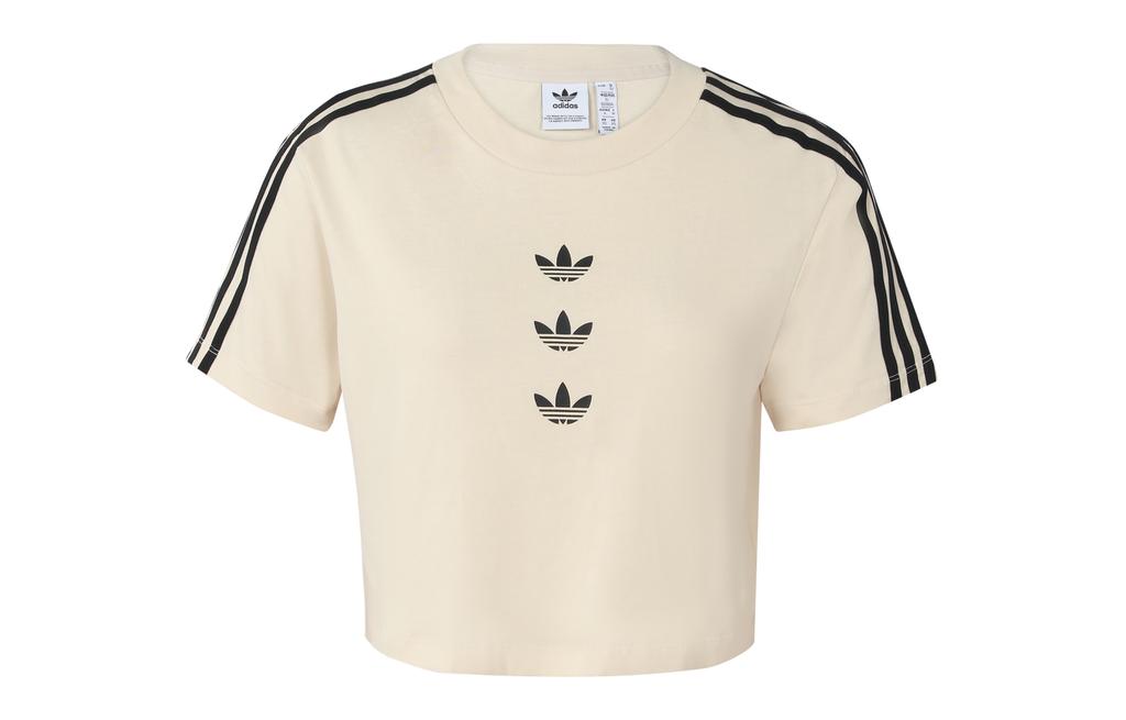 Women's Adidas Originals The Baddie Edit Crop Top Women's Ecru
