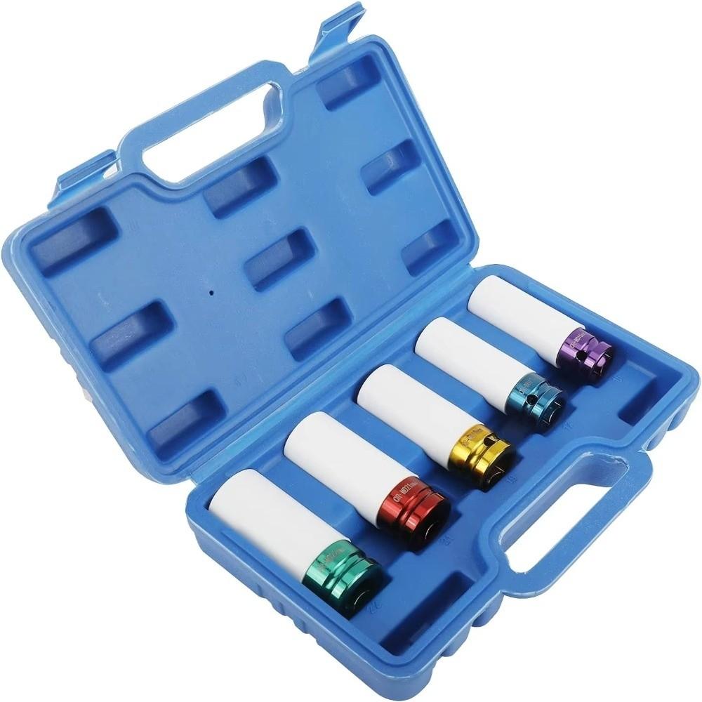 Deep Socket Impact Sleeve Set Thin Wall Deep Impact Socket Car Tire Repair
