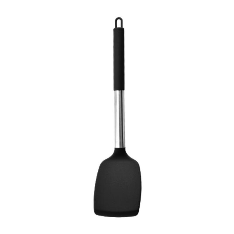 Set de 13 ustensile de bucătărie din silicon: Spatule și linguri pentru gătit și copt cu găleată de depozitare