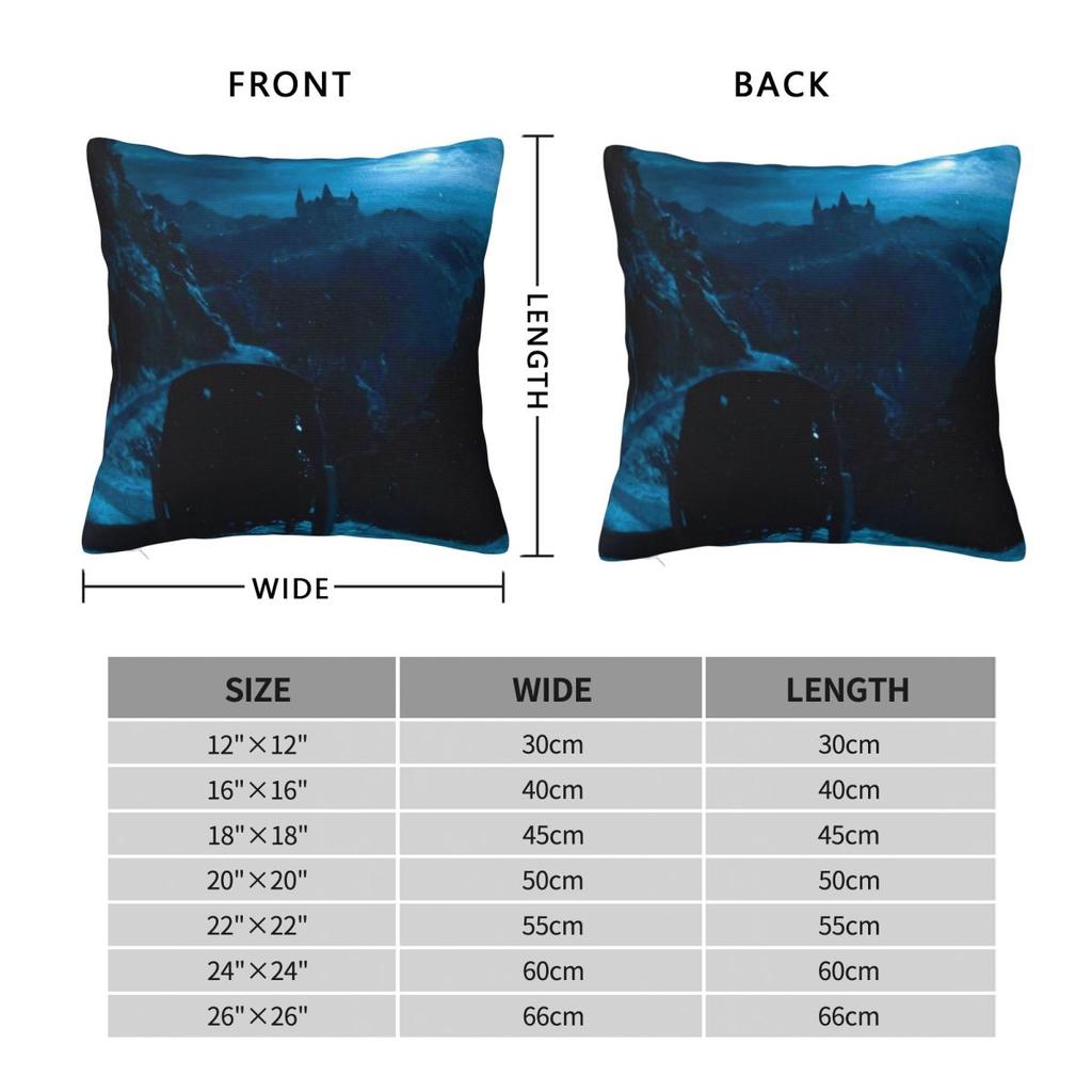Nosferatu Gothic Horror Film Pillowcase Polyester Linen Velvet Pattern Zip Decor Pillow Case Car Cushion Cover