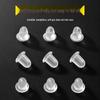 Transparent Non-Slip Ear Stud Stopper & DIY Earring Back Plug