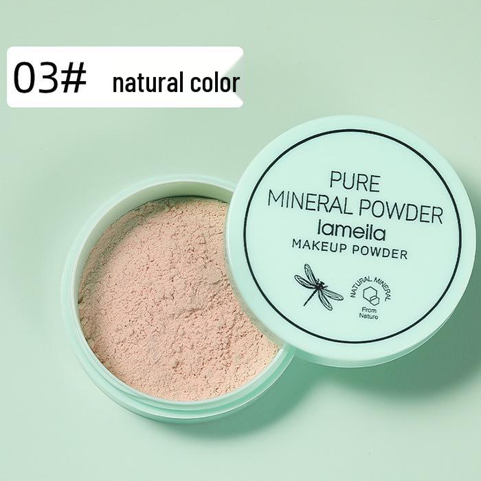 Латинская Америка La Sanse Трехцветная полупрозрачная фиксирующая пудра - Стойкая, освежающая, с натуральным финишем, рассыпчатая пудра, 6 г