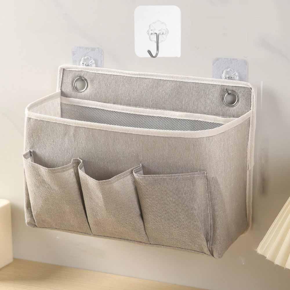Waterproof Wall-Mounted Storage Bag Large Pockets Door Hanging Storage  Bedroom Storage серый