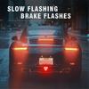 1Pc Car Triangle Lights Rear Brake Light Stop Safety Remote Lamp For Jdm Bba 12V