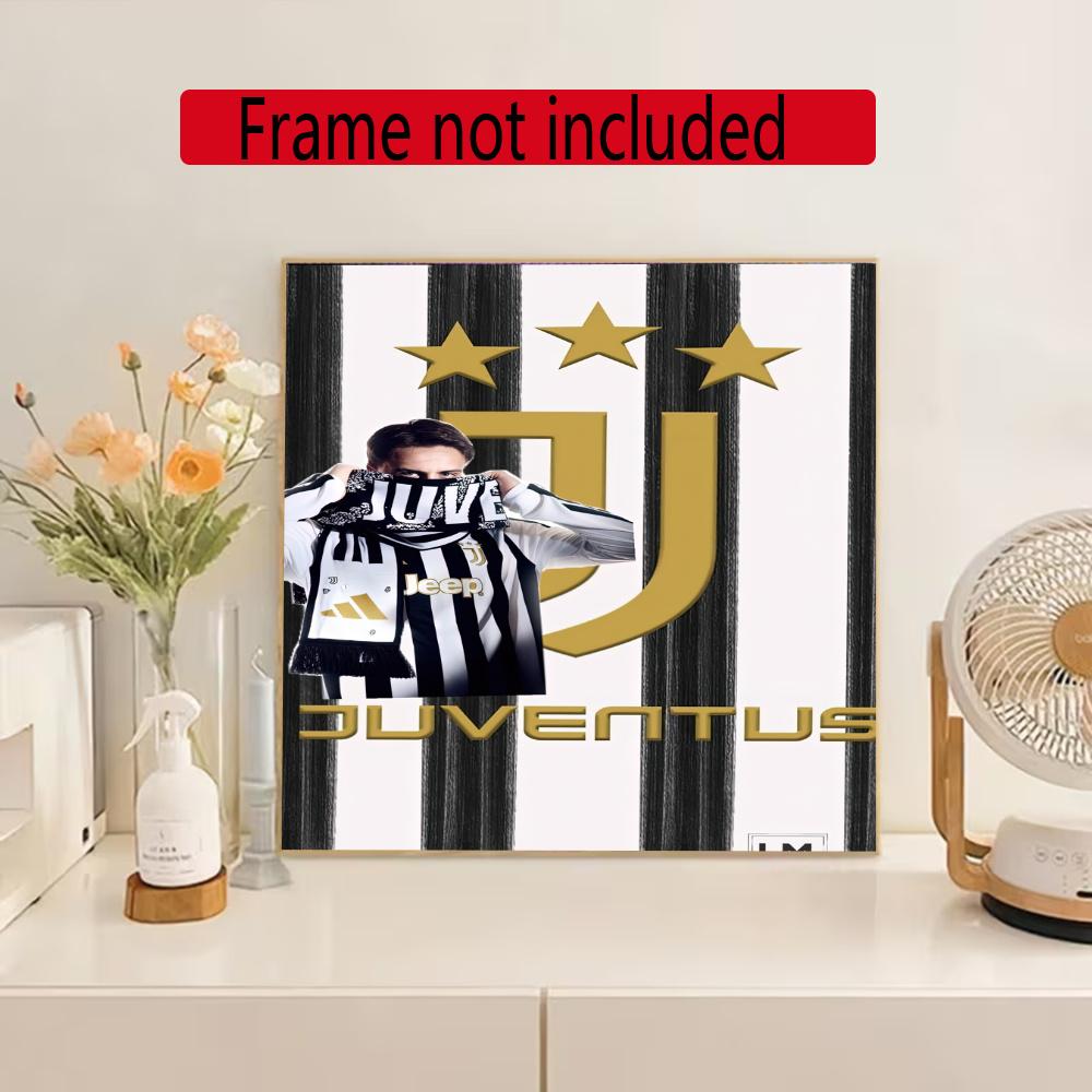 Juventus 5D Diamond Painting Round Diamond Rhinestones Mosaic Diamond Embroidery Wall Paintings Rhinestones Gift Frameless