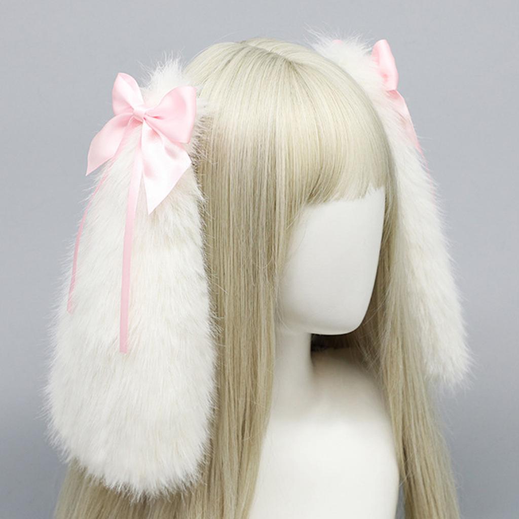Furry Rabbit Hair Hoop Cosplay Anime COSPLAY Halloween Cartoon Role Playing Fursuit Prom Party Live Show Accessories