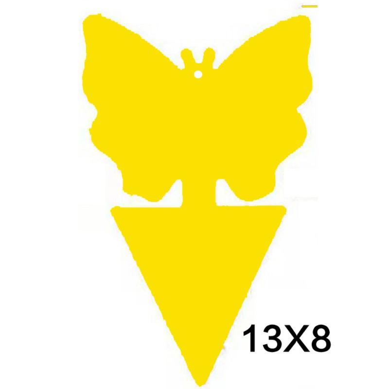 30-10PC Heterotypic Sticky Insect Board for Home Courtyard Flower Pest Control Catcher, Flower Pot, Garden Flower Insect Heterotypic Trap