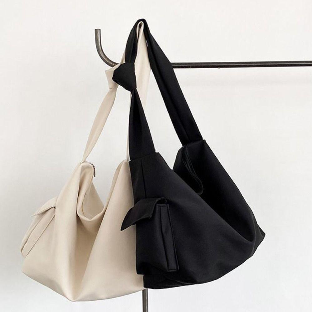 Japanese Style Casual Shoulder Bag Large Capacity Student Crossbody Bag Canvas Tote Bags  Students