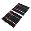 24pcs Glitter Markers Double Ended Highlighter Marker Pens for Drawing Gift Card Doodle Art Painting
