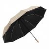 Automatic Men's and Women's Reinforced Vinyl Sun and Rain Umbrella - Enlarged for School Use