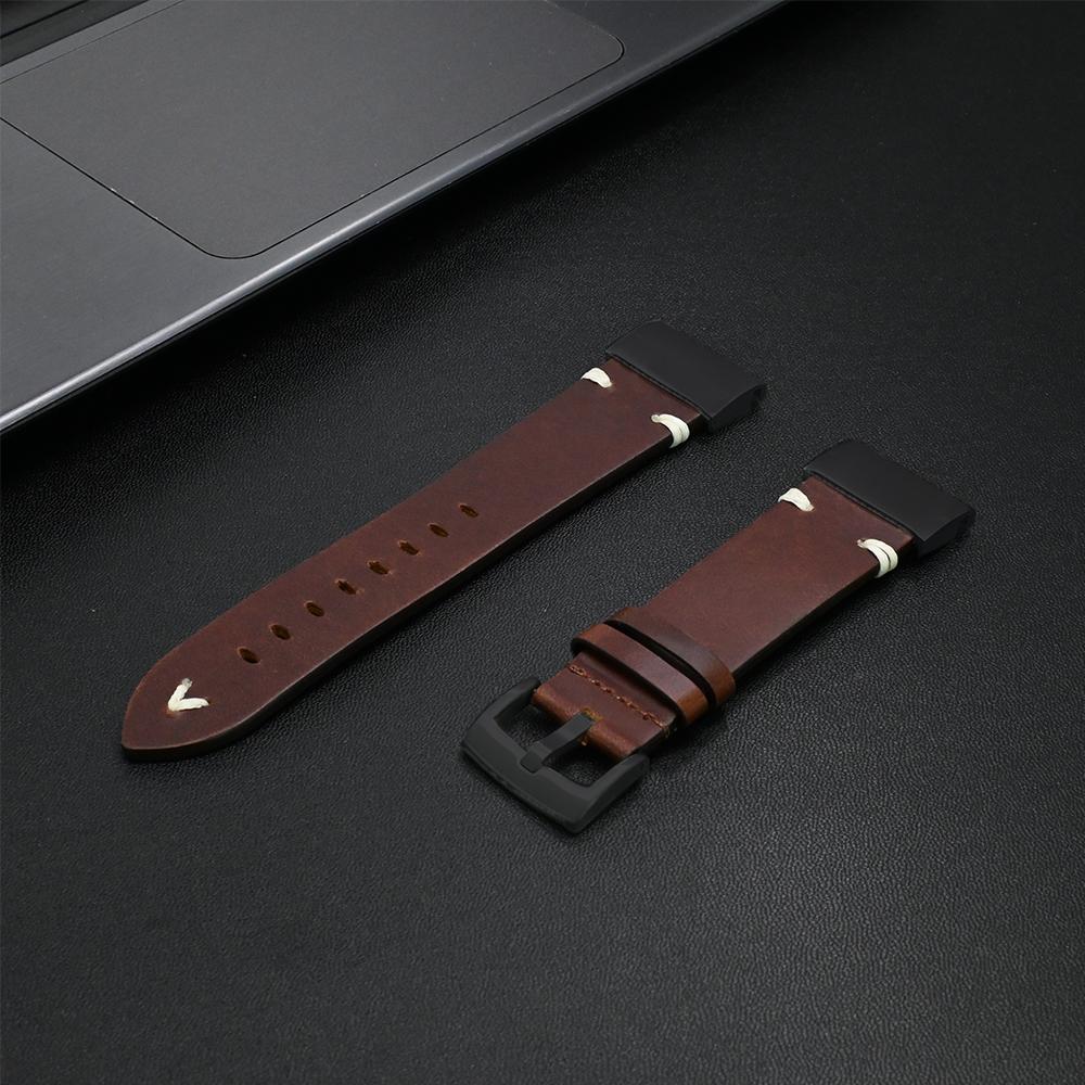Leather Soft Strap for Garmin Watch Fēnix 8 51mm 7X Pro Enduro 1/2 Smart Watch 26mm 22mm Band for Garmin Fenix 7 6 Epix Pro 47mm