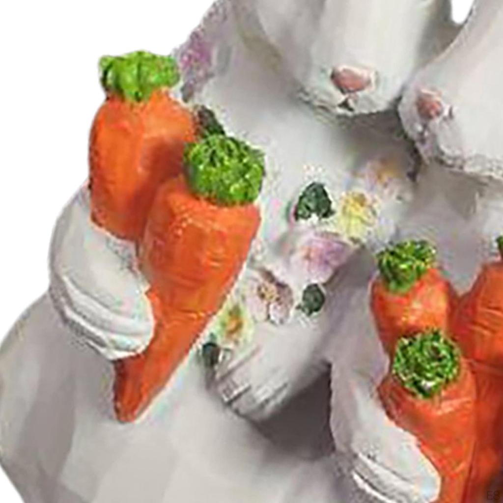 Osterhase Skulptur Foto Requisiten Basteln Figur Größe Garten Kaninchen Statuen für Hof Pastoral