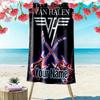 Custom NameGuitar Band Logo Beach Towel Soft Microfiber Summer Towel Quick Dry Absorbent Towel for Beach Swimming Pool Travel