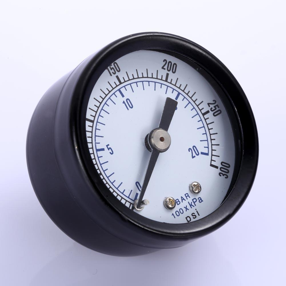 0-300 PSI Dial Digital Pressure Tester 0-20Bar Vacuum Manometer Mini Pressure Gauge for Water Pump Air Gas Water Fuel Liquid