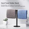 Bathroom Desktop Towel Rack Aluminum Stable Rust Proof Multifunctional Space Saving Hand Towel Holder Stand  for Apron