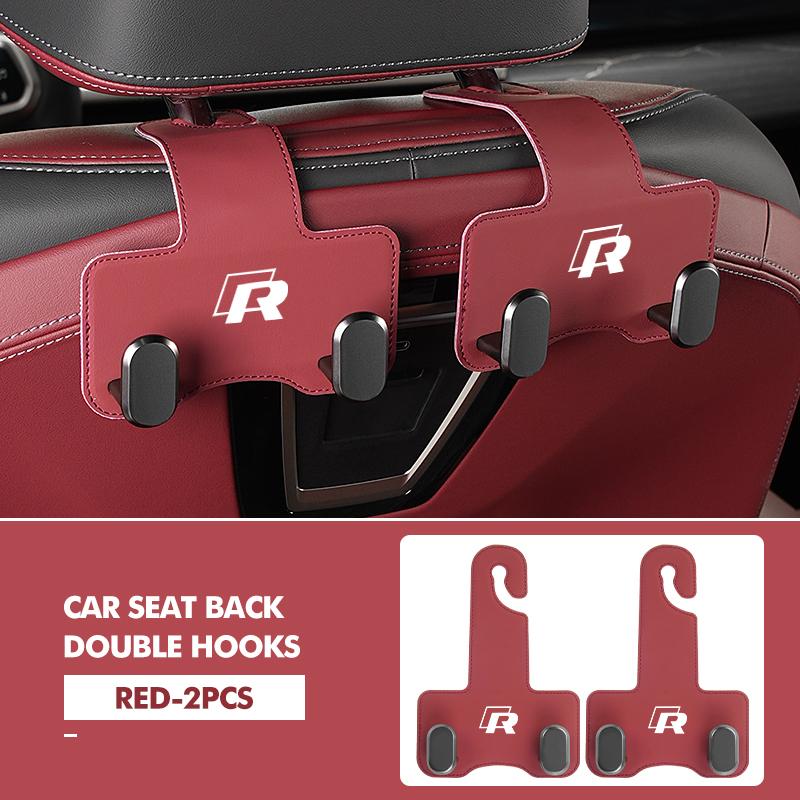 RSQ1 Valve Stems Caps Car Hooks Cable Key Self-Adhesive Dashboard Wall Hanging Hook For Volkswagen VW Golf Polo 4 5 6 Passat B5 B6 B7