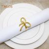 6Pcs Wedding Party Napkin Rings Vibrant Color Sparkling Exquisite Metal Napkin Buckles Dining Table