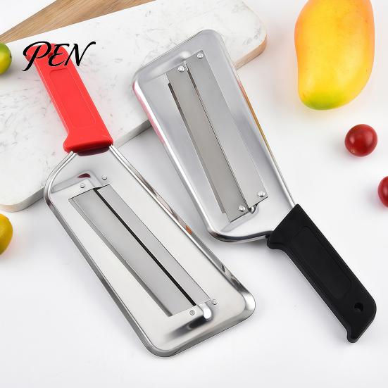 Potato And Carrot Shredder Stainless Steel Vegetable Peeler, Sharp Double-Blade Anti-slip Handle Design Dual Purpose Slicer Multi-functional Julienne
