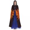 Unisex Erwachsenen Feuerphönix Umhang mit Kapuze Langes Hexenkostüm Cosplay