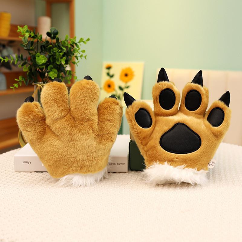 Plush Tiger Tail Animal Toy Cute Dinosaur Plushie For Kids Playroom Decor