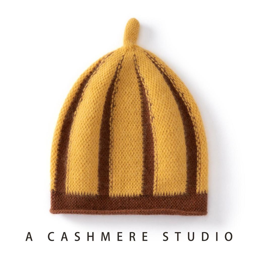 Luxury Kids' Cashmere Color Block Knit Beanie – Autumn/Winter Bestseller