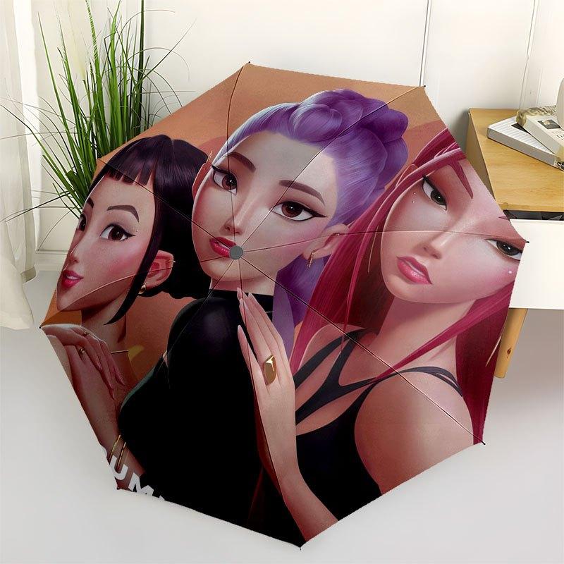 RUMI: Modern Fashion Icon Women s Clothing CollectionUmbrella with Cute Design,Portable 3-Fold Compact Umbrella for Men&Women,Valentine s Da