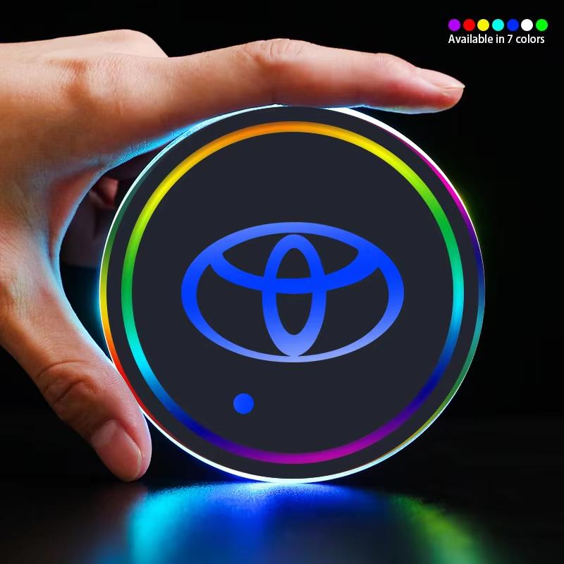 For Toyota Prius N2 Pack Car Glow Water Coaster LED Ambience Light for Toyota