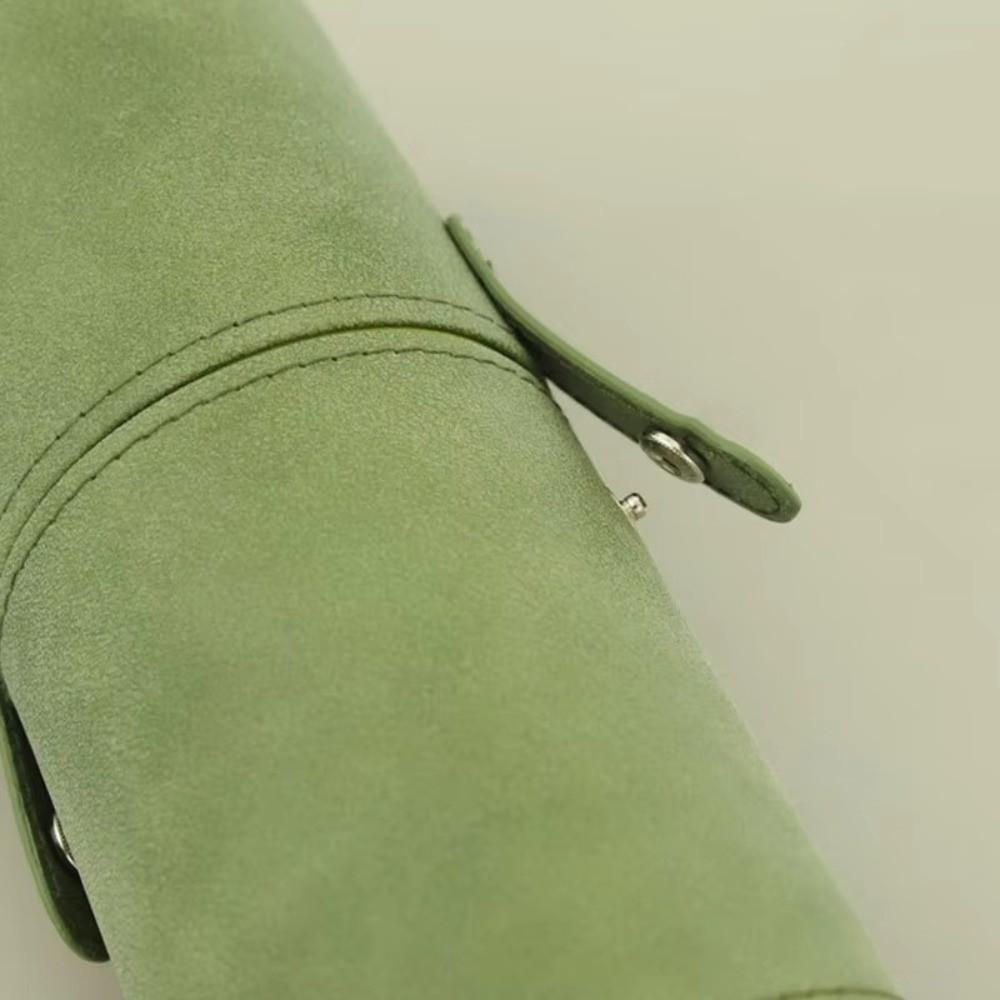 Dust-Proof Makeup Brush Bucket PU Leather Makeup Brush Organizer