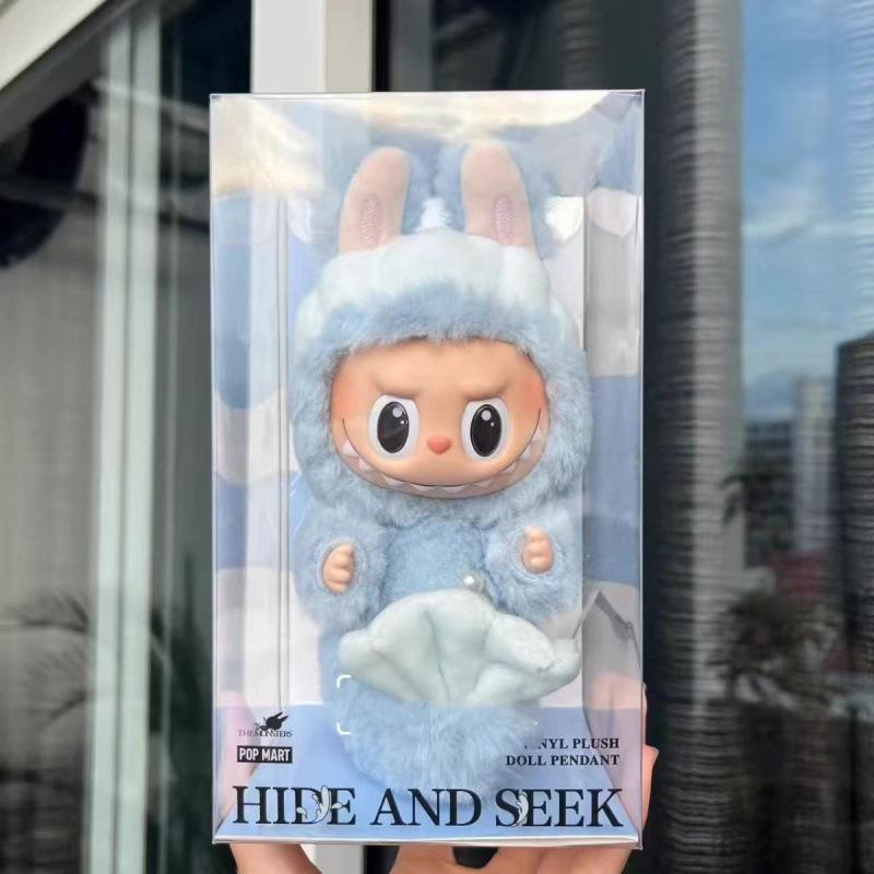 High-quality Rabble 3.0 generation ahead of the high-energy macaron enamel face tide play plush doll blind box toys