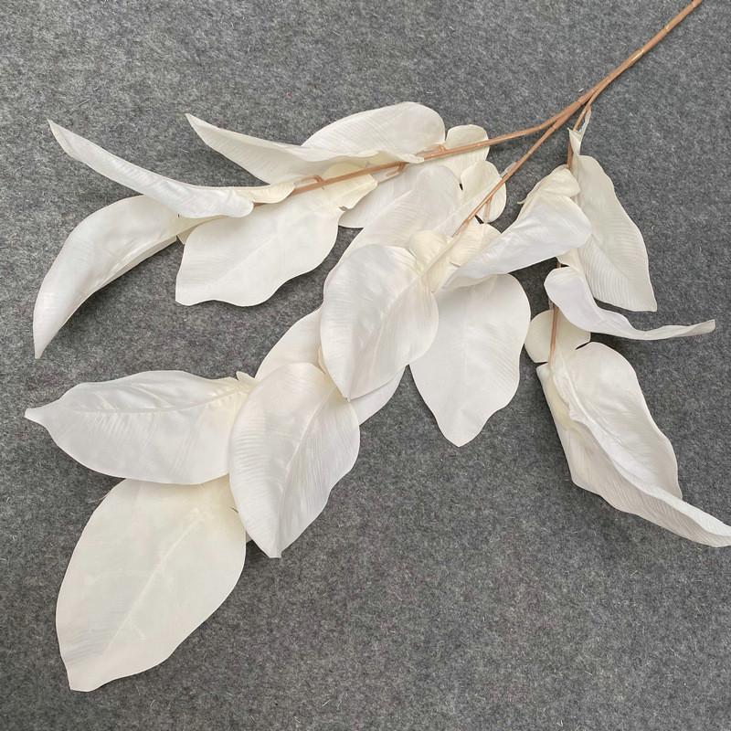 

9 Leaves Foliage For Garden Wedding And Photography Prop Decoration Gift White