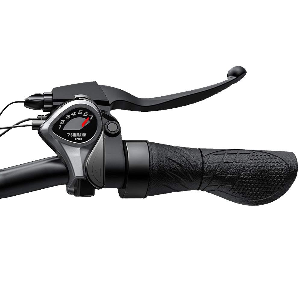 Engwe E26 250W Urban Commuter E-Bike 48V 16Ah, 26"×4.0" Reifen, Hydraulische Scheibenbremse, Vollfederung, LCD-Display, Shimano 7-Gang City Pedelec