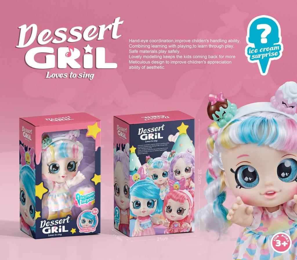 Kendi KID Puppe der zweiten Generation Eisprinzessin Spielhaus Geschenkset für Mädchen