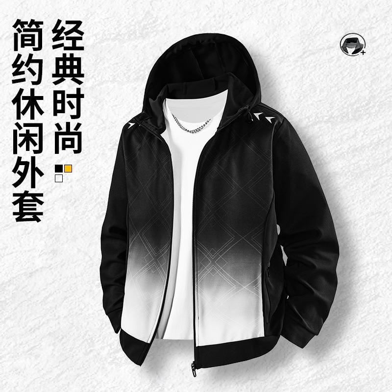 Autumn and Winter New Sports Men's Running Quick-drying Clothes Jacket Cycling Training Clothes Fitness Clothes Outdoor Mountaineering