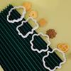 1 buc Vintage placă cadru Cookie Cutter Set Plastic biscuiți mucegai tort decorare instrumente Cookie mucegai
