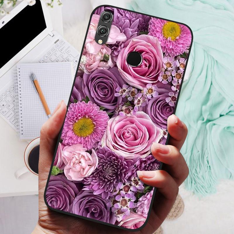 For Huawei honor 8x Case Silicone Luxury Cat Marble Soft Bumper Cover for Huawei honor 8x Max Protective Capas honor8x Max Funda