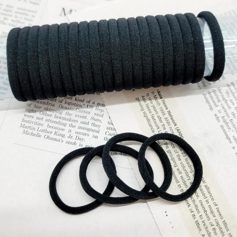 Super Strong Basic Large Capacity Hair Tie Rubber Band Hair Tie Black