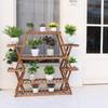 Wooden Plant Stand Flower Pots Organizer Rack Holder Indoor Outdoor