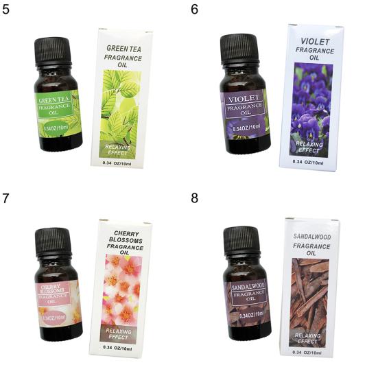 10ml Plant Essential Oil Water Soluble for Car Home Air Humidifier Freshener