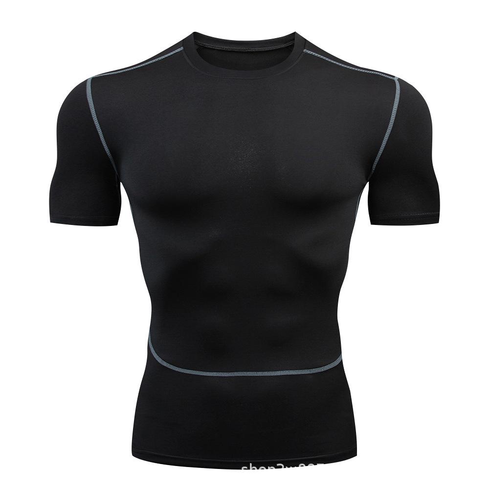 Pánské rychleschnoucí fitness legíny: Sedmibodové běžecké a basketbalové základní kalhoty