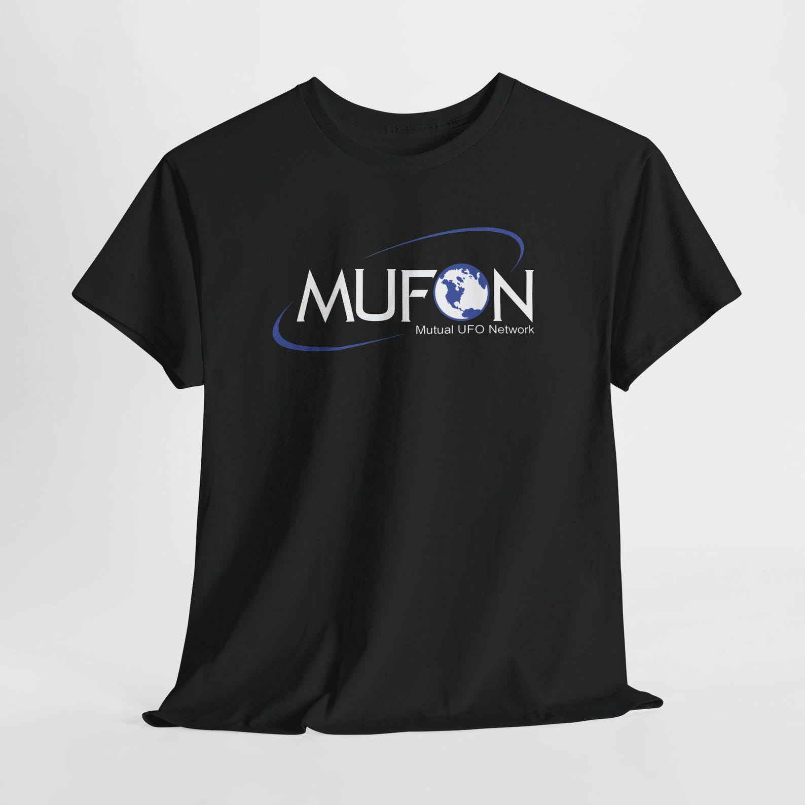 MUFON Mutual UFO Network Men s Black Tees T-Shirt Size S-5XL L