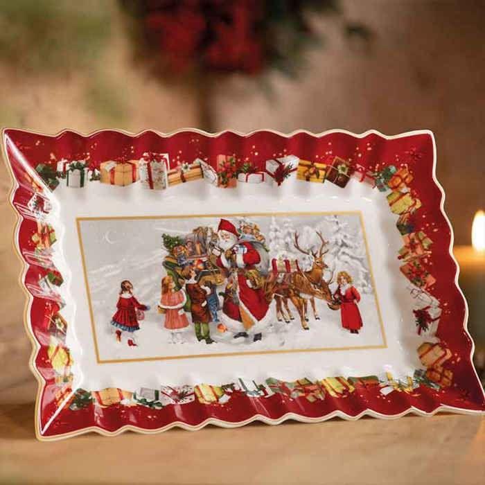 VILLEROY &amp; BOCH Assiette à Gâteaux Rectangulaire Toy's Fantasy