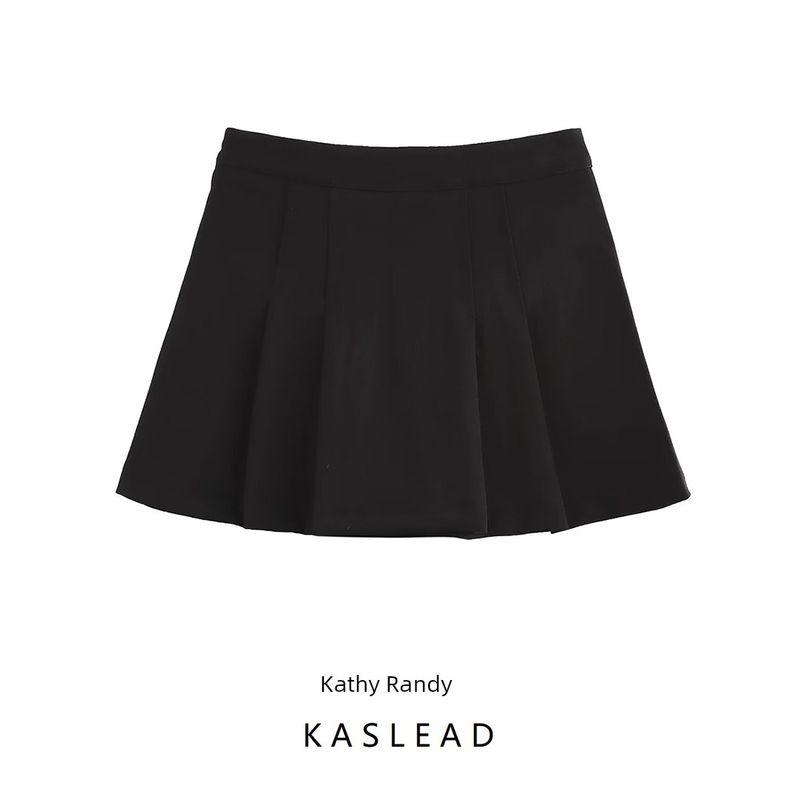 Kaslead New Arrival Women's Clothing Fashion Style Fashion Pleated Decoration Simple Commute Casual Culottes 1478025