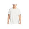 Nike Yoga Dri-FIT Grafik Rückenaufdruck Rundhals Trainings-T-Shirt Herren Oberteile Weiß DM8142-133