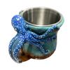 Ocean Octopus Coffee Mug Handmade 3D Octopus Tea Cup Octopus Tentacles Beard Mug Artistic Ocean Creature Mug
