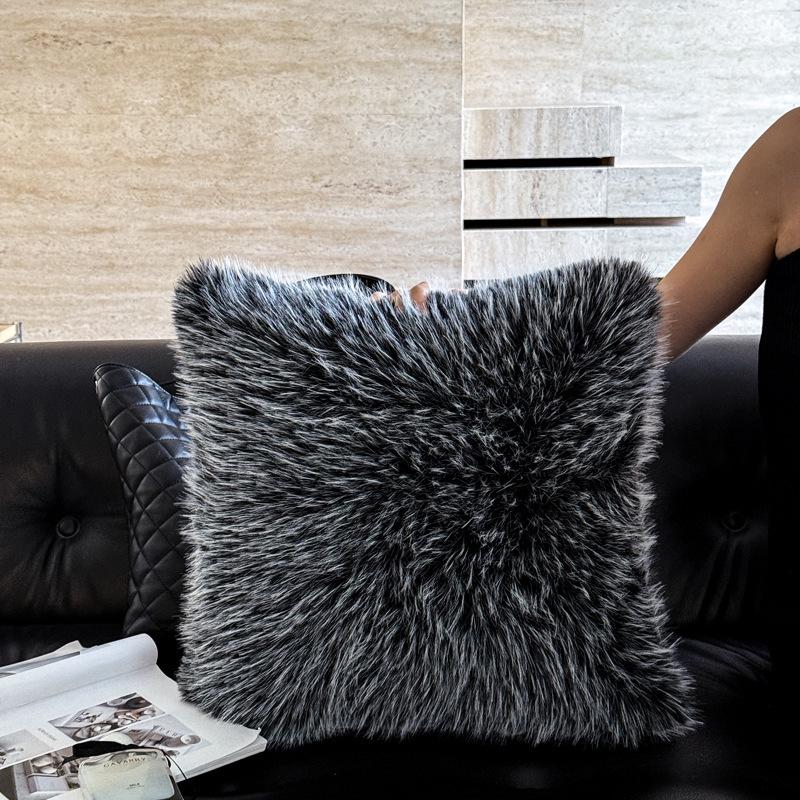 Luxury Faux Fox Fur Blanket: Thick, Warm Raschel Cover for Autumn/Winter, Perfect for Sofa or Air Conditioning Use.