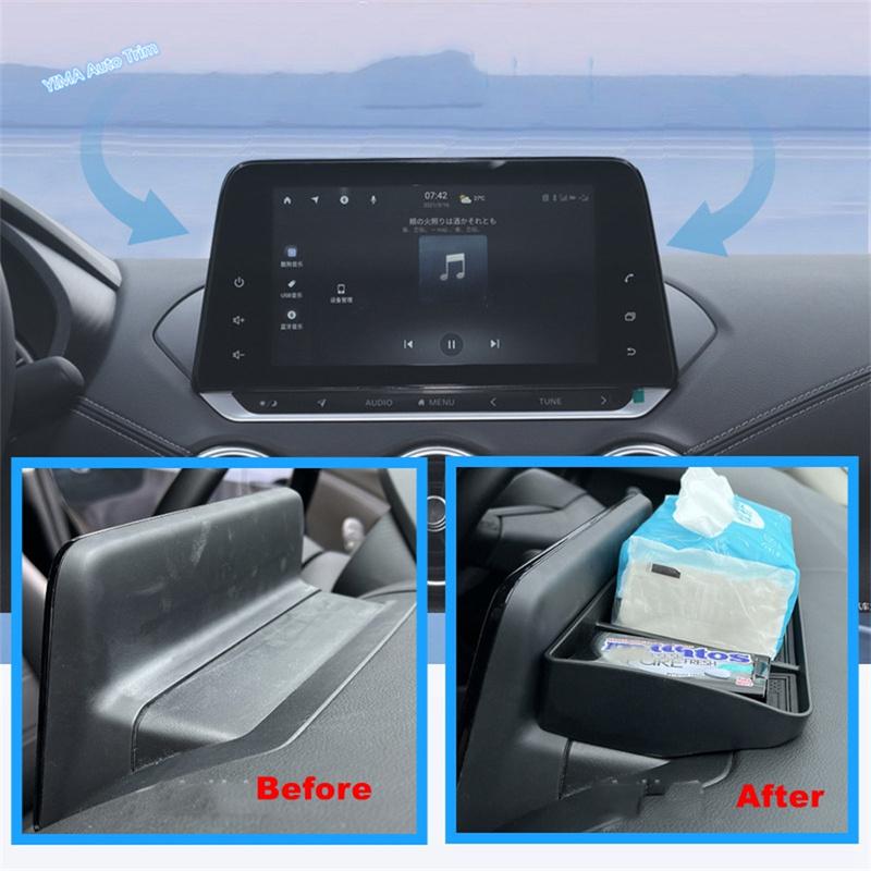 Car Central Dashboard Storage Box Console Pallet Organizer Container For Nissan Sentra / Sylphy  - 2024 Interior Accessories