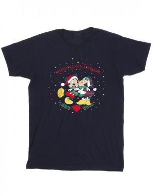 Boys Mickey Mouse Mickey Minnie Christmas T-Shirt