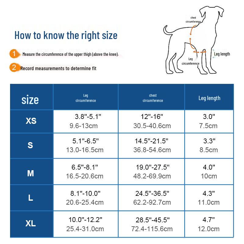 Nueva rodillera para perro: Vendaje para Pierna de Protección Articular para Alivio Quirúrgico
