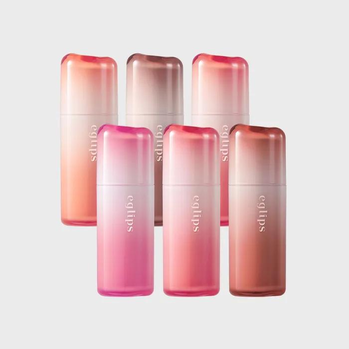 [2SET] Dew Glaze Tint (6 barev) (+ Balzám na rty a tváře jako dárek)