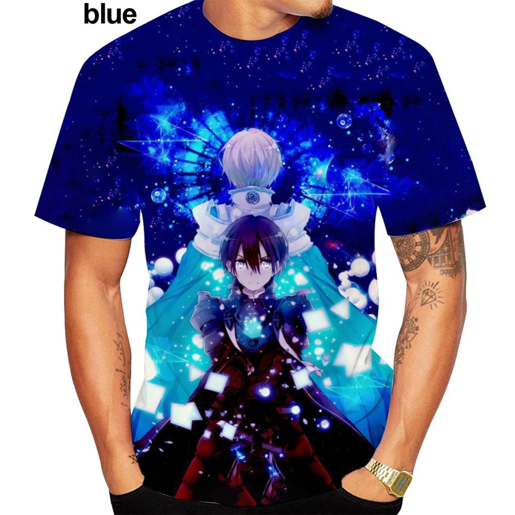 Summer Anime Sword Art Online 3D Printing Short Sleeve Casual Harajuku T-Shirt Oversize Top Tees